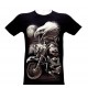 4395 Rock Eagle T-shirt Motorcycle with Golden Eagle