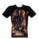 4397 Rock Eagle T-shirt Guitarist On Fire