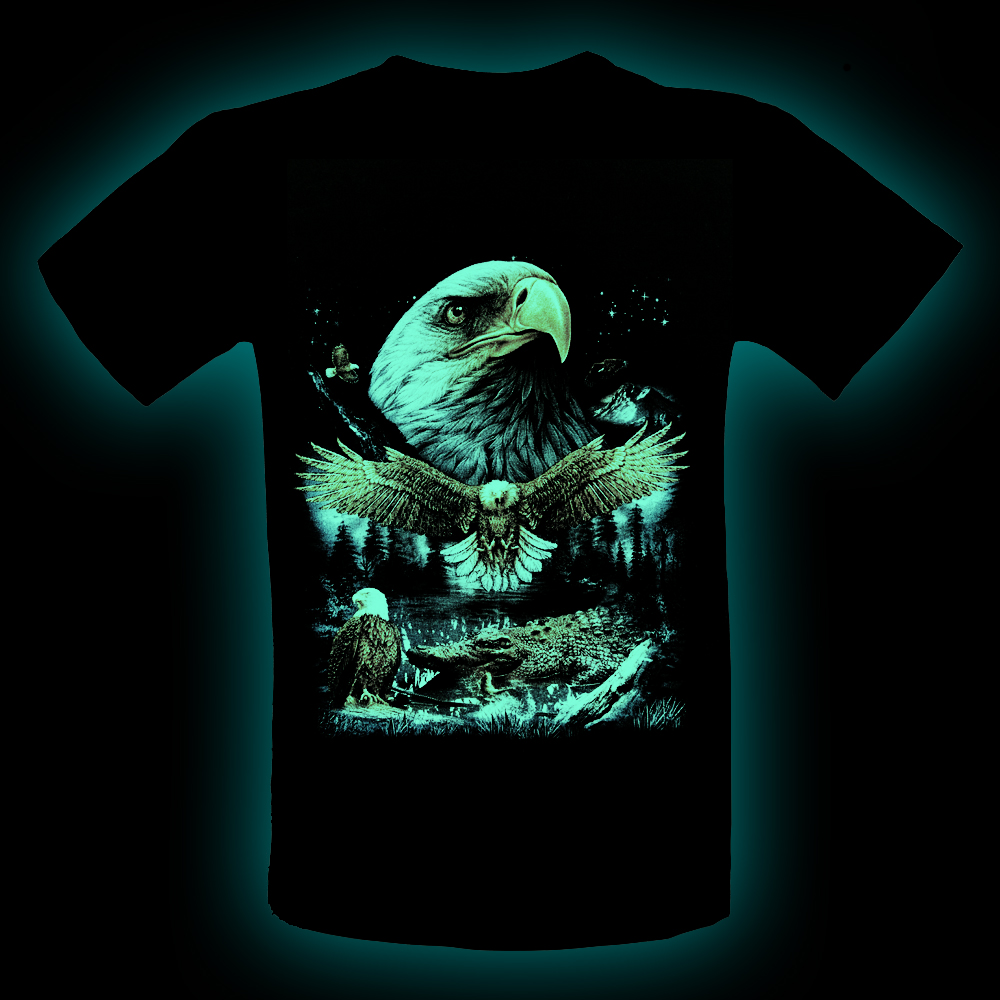 KA-046 Kid T-shirt Noctilucent Eagle