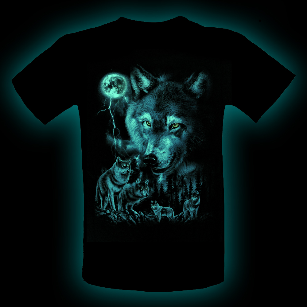 KA-494 Kid T-shirt Noctilucent Wolves