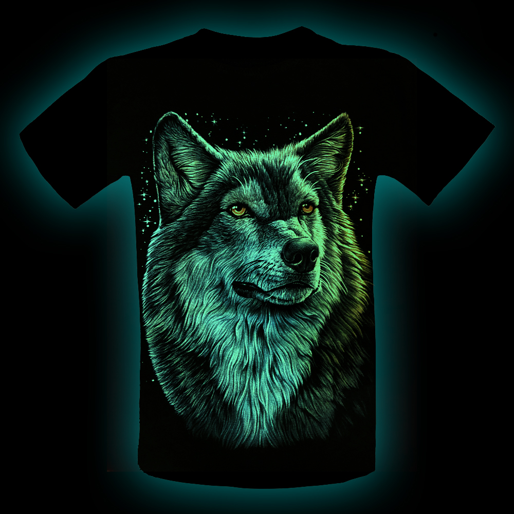 KA-635 Kid T-shirt Noctilucent Wolf