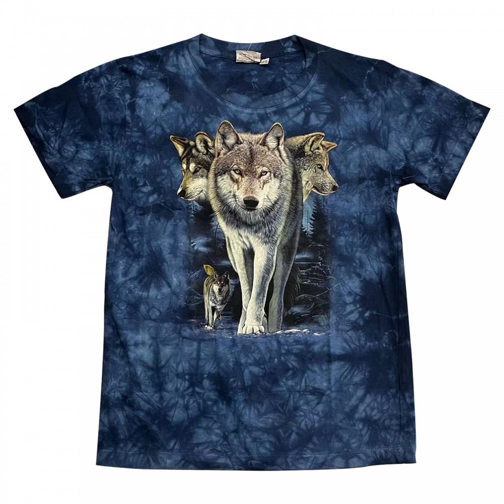 TD-359 Tie-Dye Wolf T-Shirt