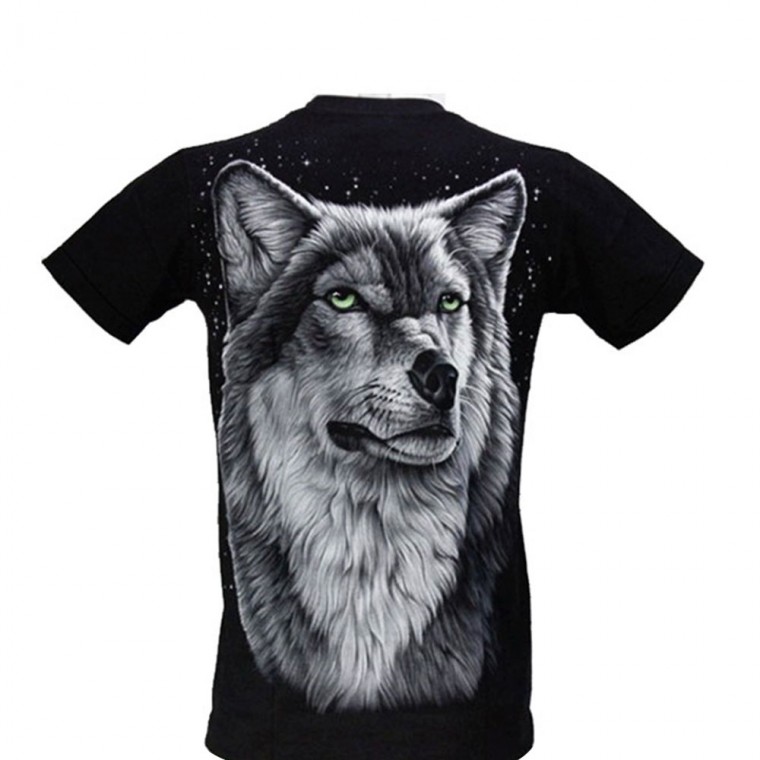 K-4464 Kid T-shirt Noctilucent Wolves