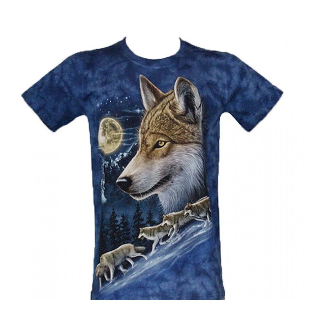 TD-176 T-shirt Tie-Dye Wolf
