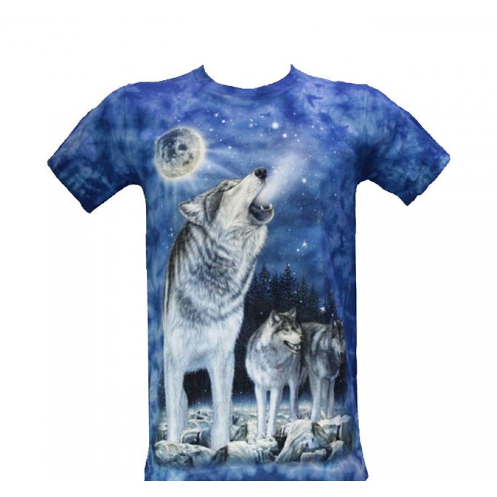 TD-193 T-shirt Tie-Dye Wolf