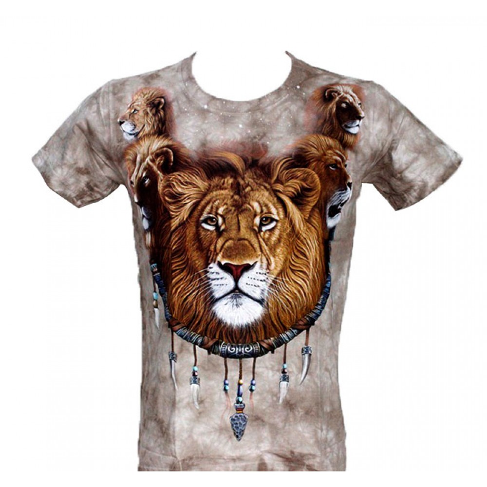 TD-324 T-shirt Tie-Dye Lion
