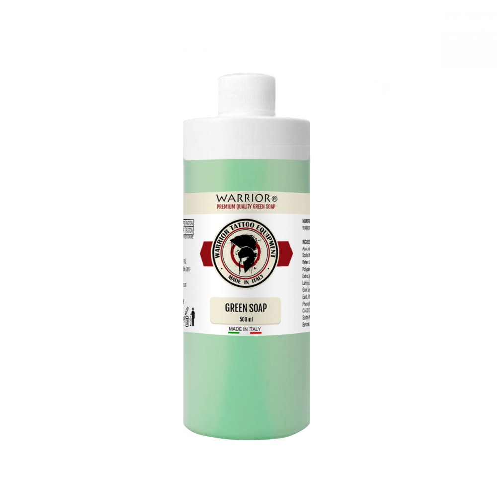 T-GS05 WARRIOR Green Soap Concentrato con Aloe Vera e Mentolo - 500 ml