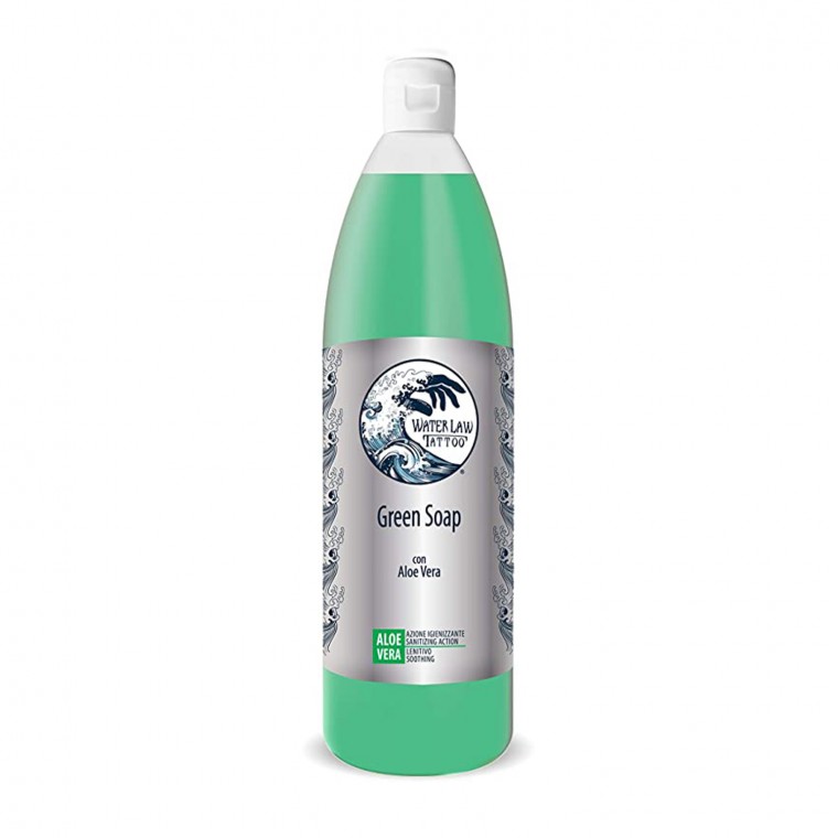 T-GS03 WATERLAW Green Soap Concentrato con Aloe Vera e Mentolo - 1000 ml