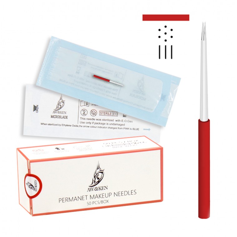 ROUND LINER-LONG  Microblading Needle 3 PIN