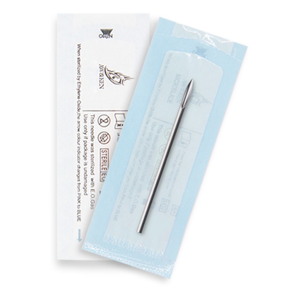 AWAKEN Sterile Needles for piercing - 10 pcs/box