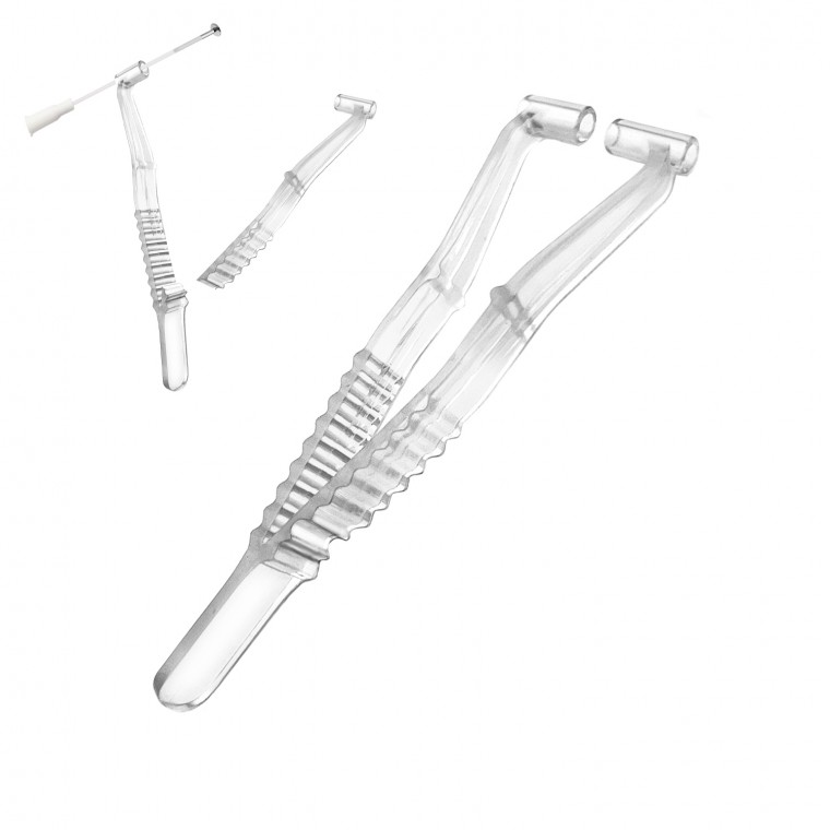 T-PA11-1 Pinze sterili monouso per piercing plastica Warrior pliers Septum - 1 pz