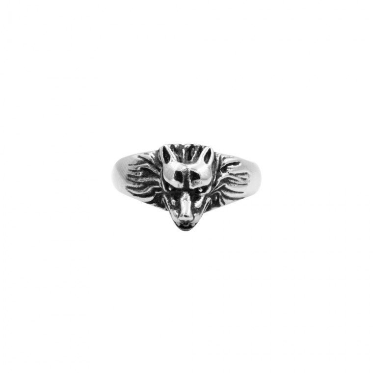 A-338 Ring with Wolf Head