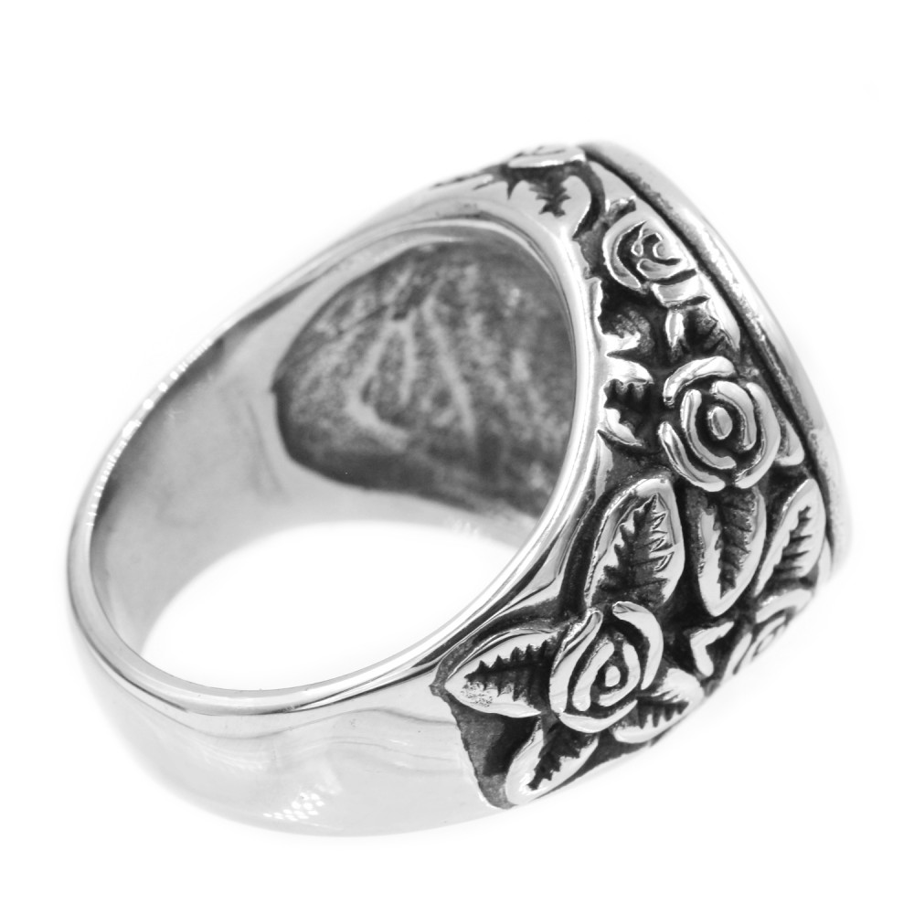 A-503 Steel Ring Rose Funeral