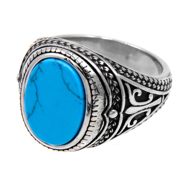 A-534 Ring Blu Stone