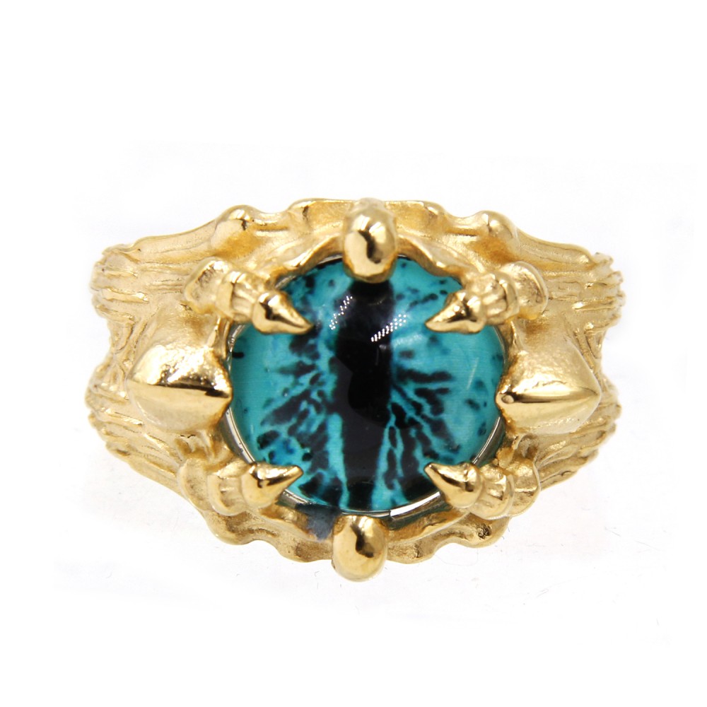 A-536 Ring the Reaper and Blue Zircon Stone