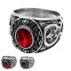 A-576 Ring Red Gem