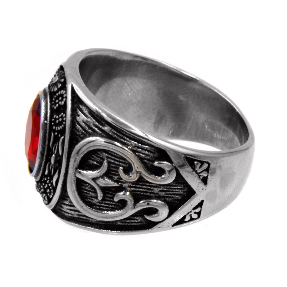 A-576 Ring Red Gem