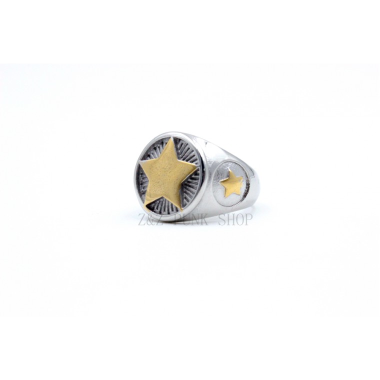 A-364 Ring Yellow Five-Pointed Star