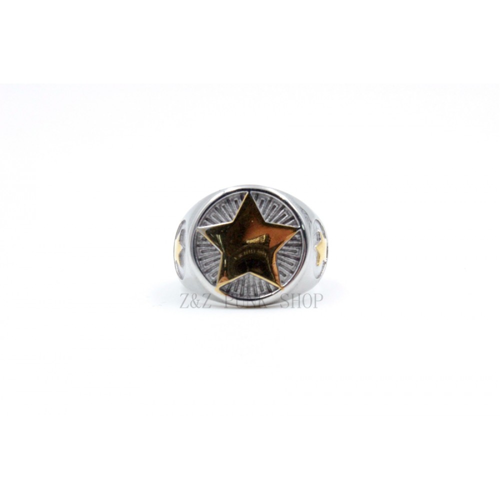 A-364 Ring Yellow Five-Pointed Star