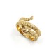 Snake Ring gold gothic