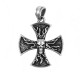 Q-134 Pendant with Cross and Skull