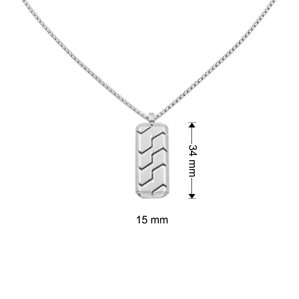 NECKLACE WITH MODERN PENDANT
