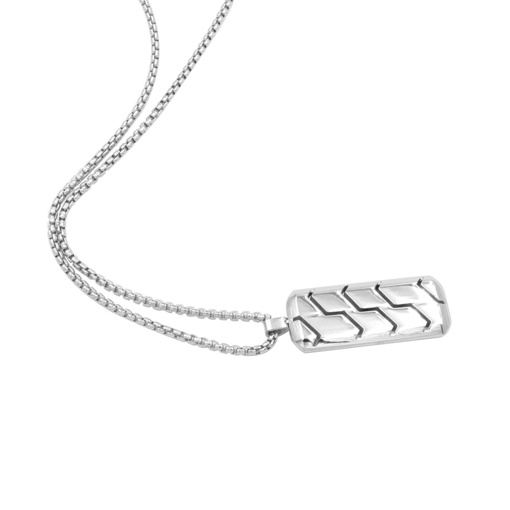 NECKLACE WITH MODERN PENDANT