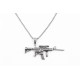 Necklace with Rifle Pendant