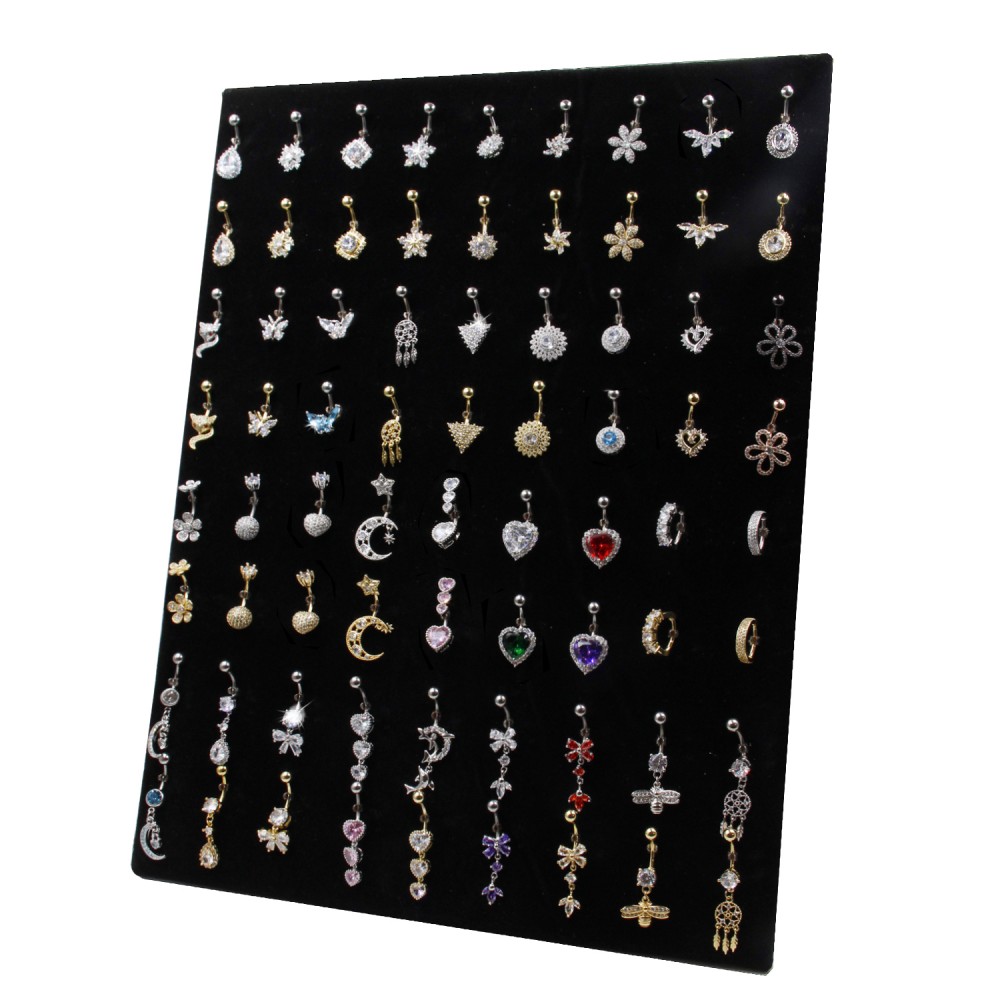 E-04 - Display Set with 72 Pieces of Navel Piercing