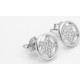 POS-003 925 Silver Star Earrings with Crystals