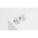 POS-008 925 Silver Snowflake earrings with crystals