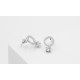 POS-020 925 Silver hoop earrings